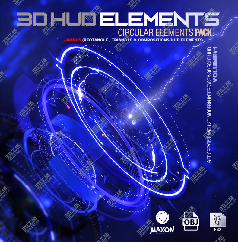 images/goods_img/20210313/Sci-Fi Hud Elements Bonus model/1.jpg